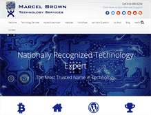 Tablet Screenshot of marcelbrown.com